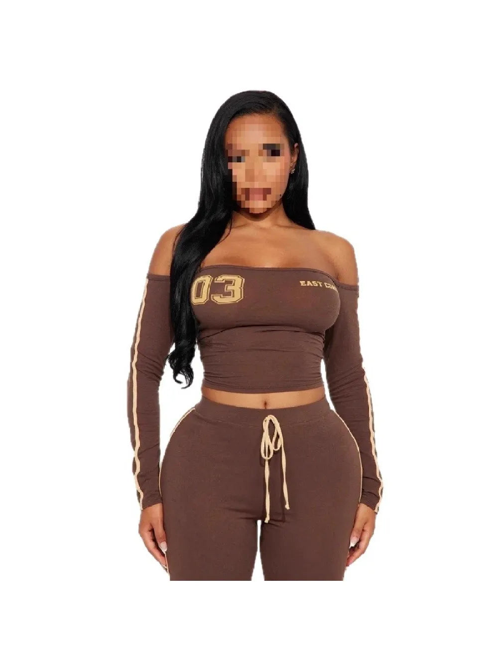 Off Shoulder Two-Piece Set