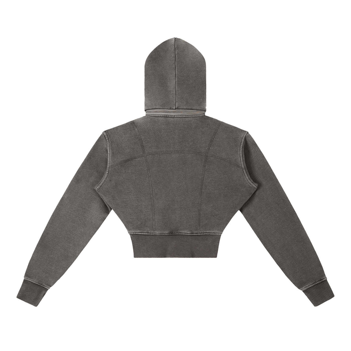 (CEO) Vintage Washed Cropped Fleece Hoodie
