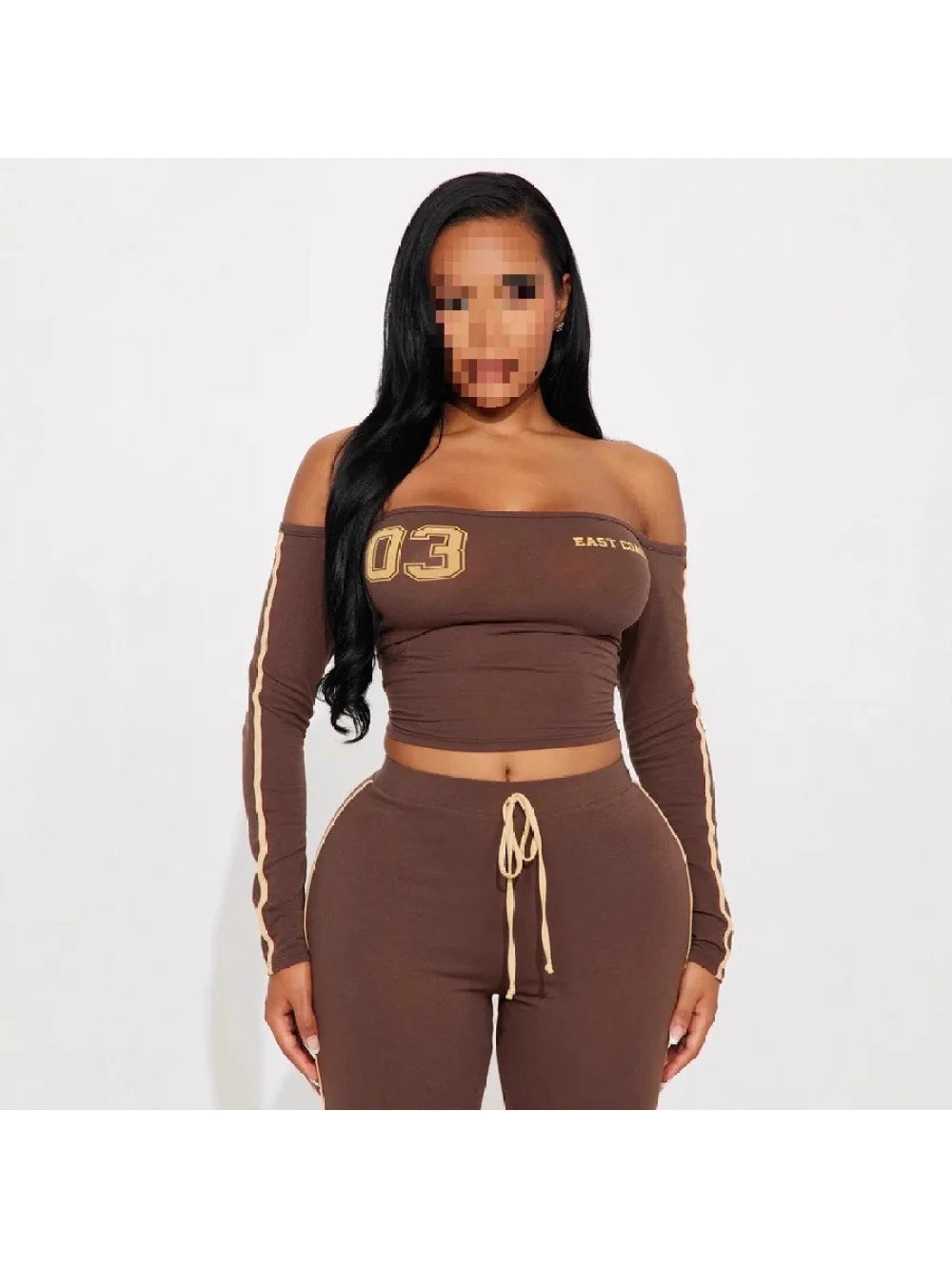 Off Shoulder Two-Piece Set