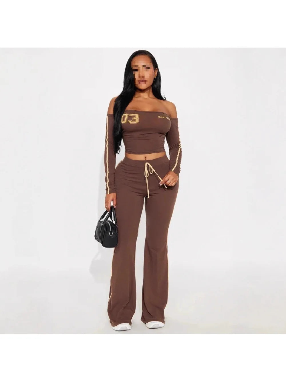 Off Shoulder Two-Piece Set