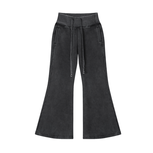 (CEO) Vintage Washed Flared Fleece Pants